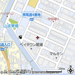 尾道食糧企業組合周辺の地図