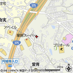 広島県東広島市西条町御薗宇6522周辺の地図