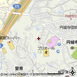 広島県東広島市西条町御薗宇6802周辺の地図