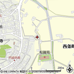 広島県東広島市西条町助実1450周辺の地図