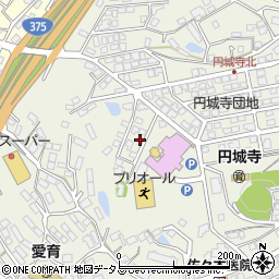 広島県東広島市西条町御薗宇6813周辺の地図