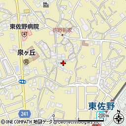 大阪府泉佐野市鶴原373周辺の地図
