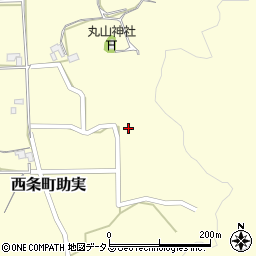 広島県東広島市西条町助実373周辺の地図