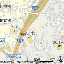 広島県東広島市西条町御薗宇6614周辺の地図