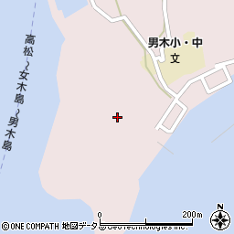 男木島周辺の地図