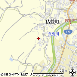 大阪府和泉市仏並町599周辺の地図