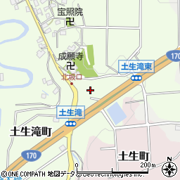 土生滝町青池倉庫周辺の地図
