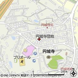広島県東広島市西条町御薗宇14周辺の地図