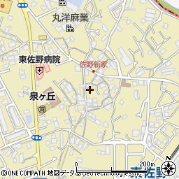 大阪府泉佐野市鶴原363周辺の地図