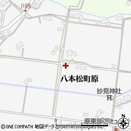 広島県東広島市八本松町原8456周辺の地図