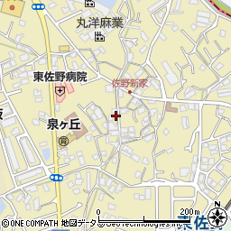 大阪府泉佐野市鶴原948-1周辺の地図