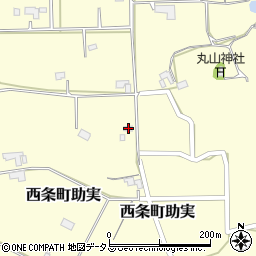 広島県東広島市西条町助実475周辺の地図