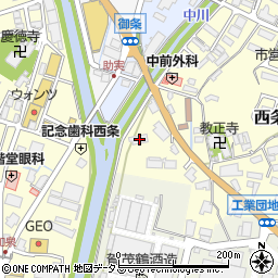 広島県東広島市西条町助実1832-1周辺の地図