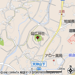延広神社周辺の地図