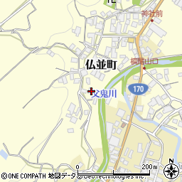 大阪府和泉市仏並町656周辺の地図