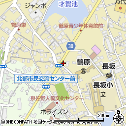 大阪府泉佐野市鶴原1084-2周辺の地図