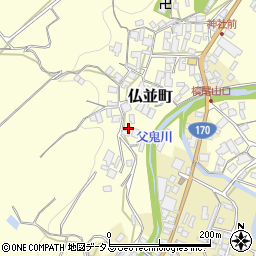 大阪府和泉市仏並町668周辺の地図