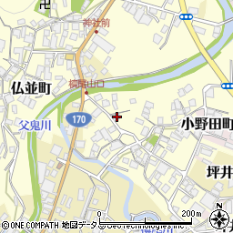 大阪府和泉市仏並町745周辺の地図