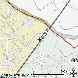 大阪府泉佐野市鶴原163-1周辺の地図