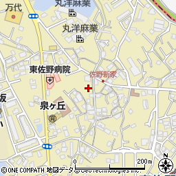 大阪府泉佐野市鶴原954周辺の地図