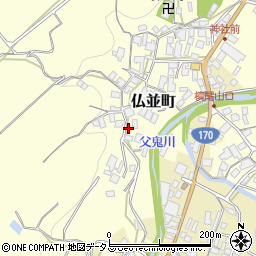 大阪府和泉市仏並町659周辺の地図