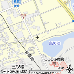 大阪府貝塚市名越302周辺の地図