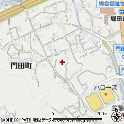 広島県尾道市門田町周辺の地図