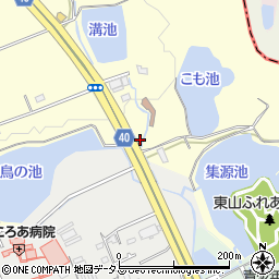 大阪府貝塚市名越111周辺の地図