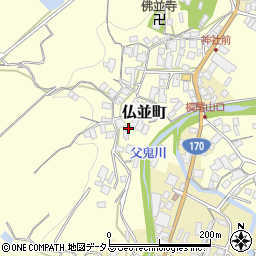 大阪府和泉市仏並町729周辺の地図