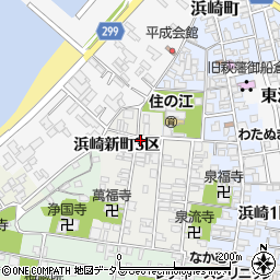 山口県萩市浜崎新町浜崎新町３区106周辺の地図