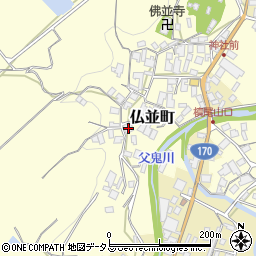 大阪府和泉市仏並町661周辺の地図