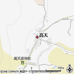 奈良県御所市高天9周辺の地図