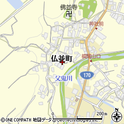 大阪府和泉市仏並町730周辺の地図