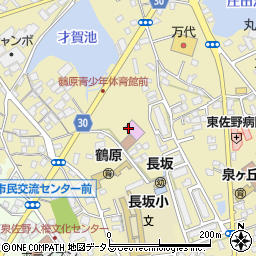 大阪府泉佐野市鶴原1125周辺の地図