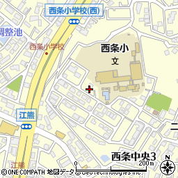 広島県東広島市西条中央3丁目37周辺の地図
