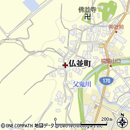 大阪府和泉市仏並町725周辺の地図