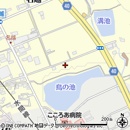 大阪府貝塚市名越287周辺の地図