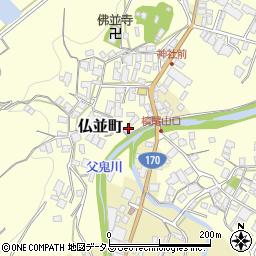 大阪府和泉市仏並町734周辺の地図