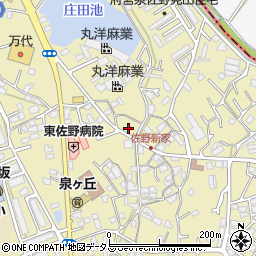 大阪府泉佐野市鶴原957-7周辺の地図