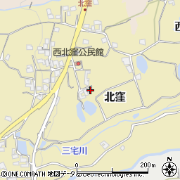 奈良県御所市北窪104周辺の地図