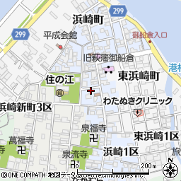 山口県萩市浜崎町浜崎２区247-26周辺の地図