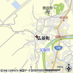 大阪府和泉市仏並町723周辺の地図