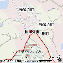 大阪府岸和田市極楽寺町755周辺の地図