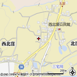 奈良県御所市西北窪196周辺の地図