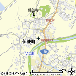 大阪府和泉市仏並町708周辺の地図