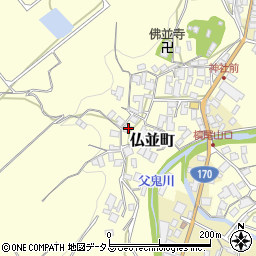 大阪府和泉市仏並町722周辺の地図