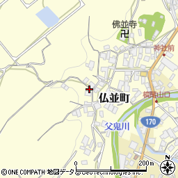 大阪府和泉市仏並町667周辺の地図