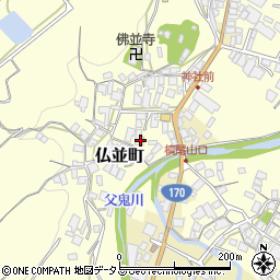 大阪府和泉市仏並町713周辺の地図
