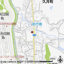 大阪府和泉市久井町周辺の地図