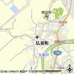 大阪府和泉市仏並町721周辺の地図